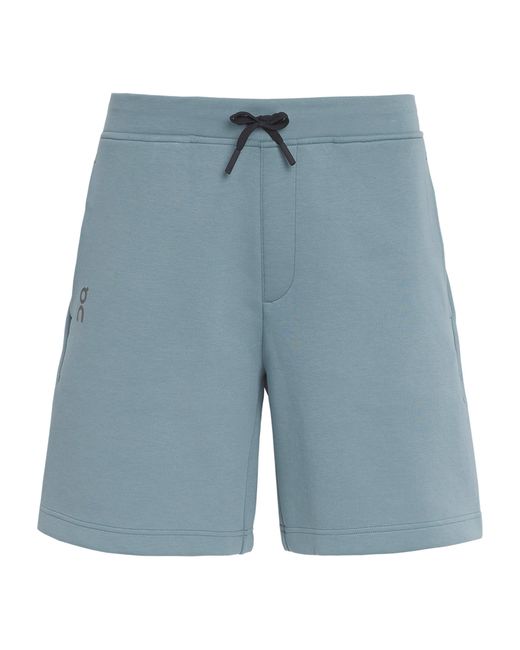On Shoes Blue Focus Tech Shorts for men
