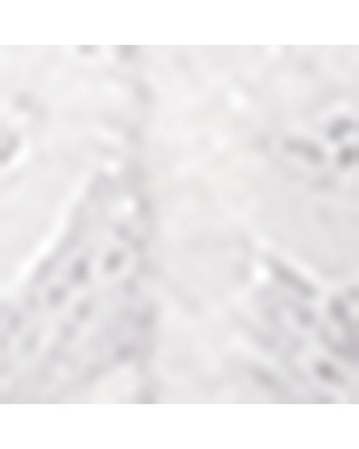 Kiki de Montparnasse White Lace Fleurs Veloutées Shorts
