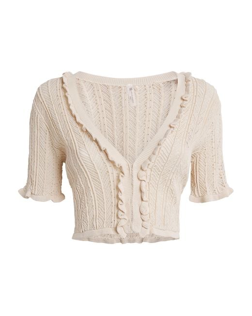 Devon Windsor White Knitted Charlene Top