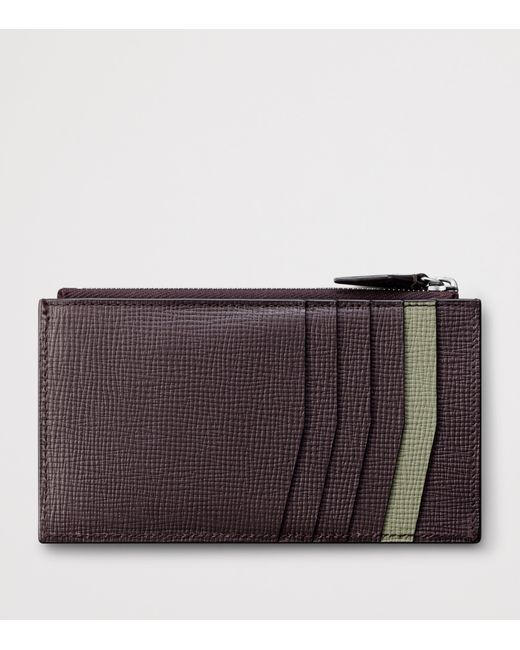 Cartier Purple Leather Losange Card Holder for men