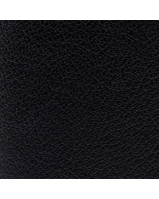 Ettinger Black Leather Capra Pill Case for men