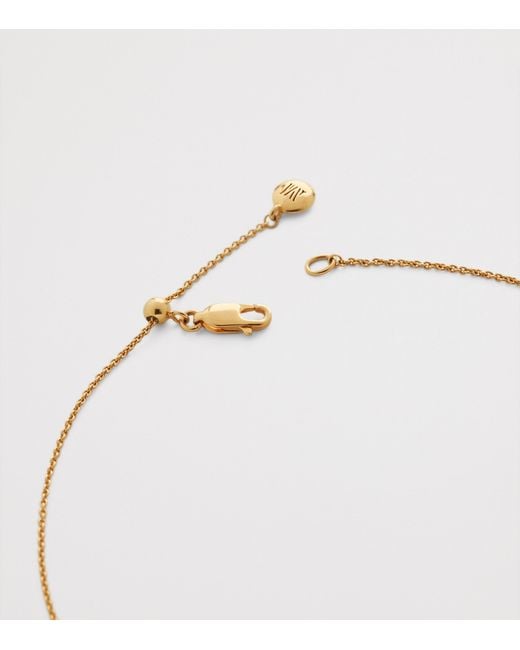Monica Vinader Metallic Vermeil Fine Chain Necklace