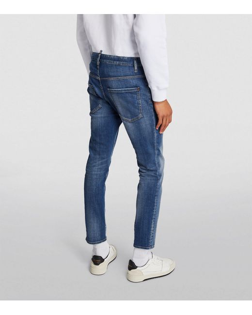DSquared² Blue Skater Skinny Jeans for men
