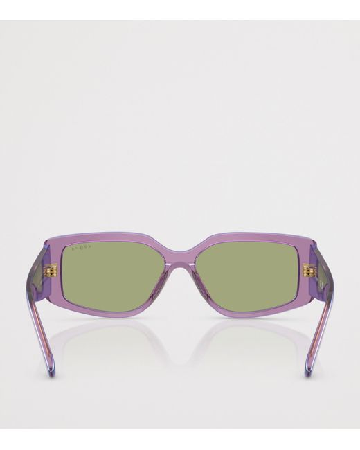 Vogue Green Acetate Vo5642Su Rectangle Sunglasses