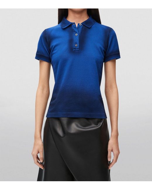 Loewe Blue Ombré Polo Shirt
