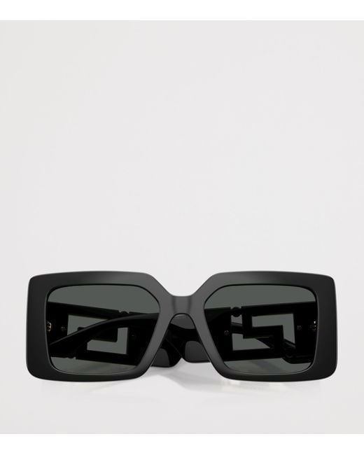 Versace Black Injected Ve4505U Square Sunglasses