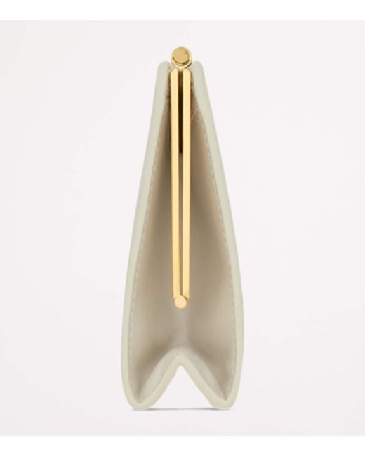 Saint Laurent Natural Calfskin Midnight Clutch Bag