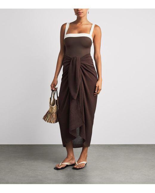 Away That Day Brown Grenada Swimsuit