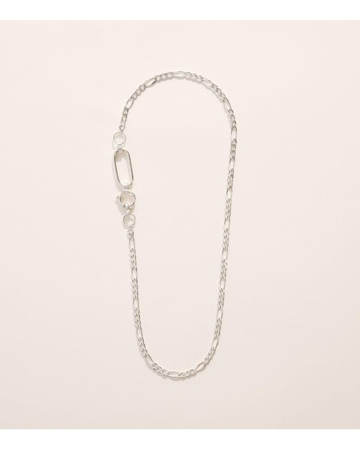 FYR Natural Sterling Anchor Lock Necklace for men