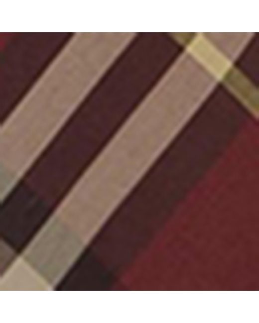 Burberry Brown Cotton Check Shirt for men