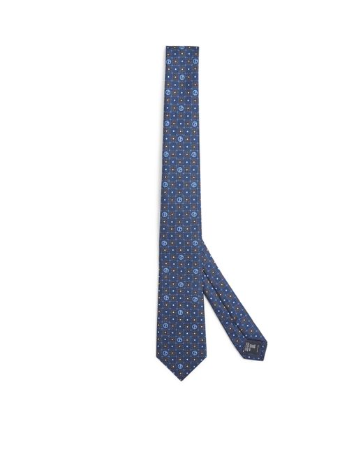 Giorgio Armani Blue Silk Jacquard Tie for men