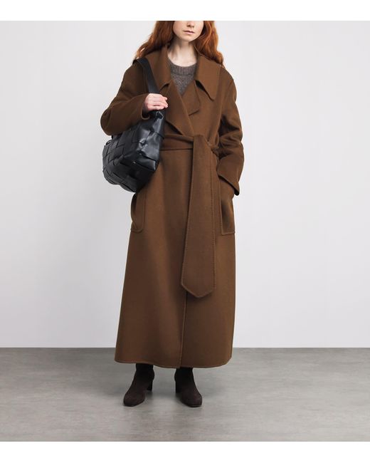 Wolk Morais Brown Cashmere Garbo Coat