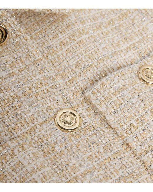 Maje Natural Tweed Cropped Jacket
