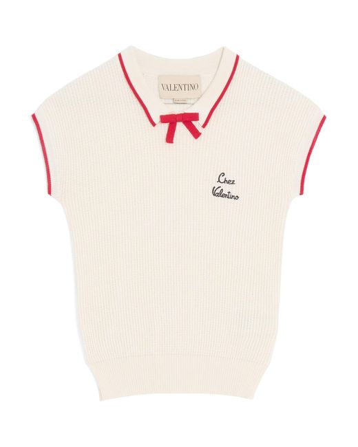 Valentino Pink Cotton-Blend Sweater