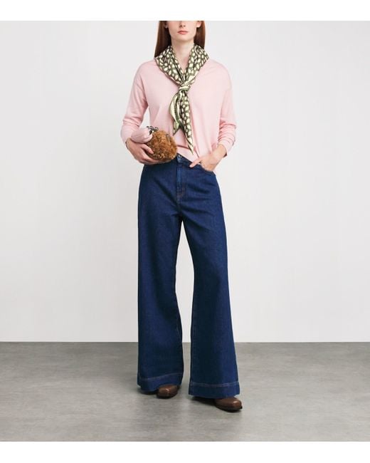 Weekend by Maxmara Metallic Silk Printed Scarf