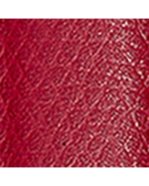 Jean Rousseau Red Vegetable-Tanned Leather 3.5 Watch Strap for men
