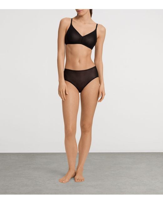 Hanro Black Smooth Illusion Soft Cup Bra