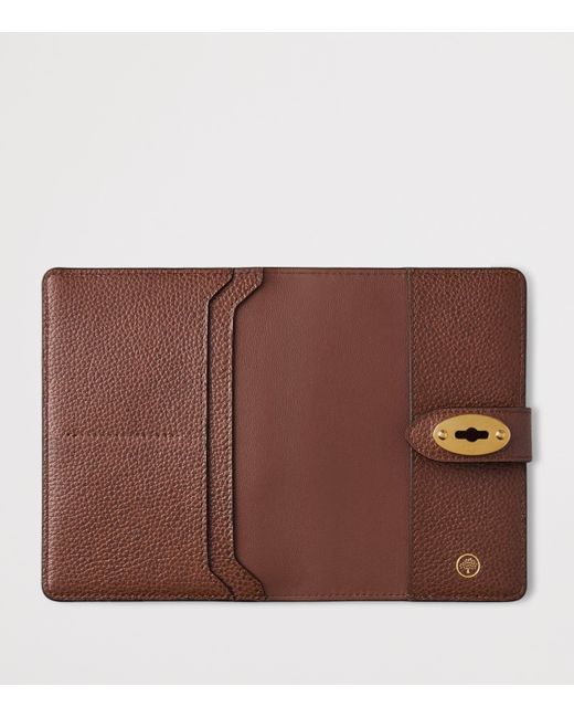 Mulberry Brown Leather Darley Passport Holder