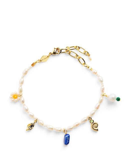 Anni Lu Metallic Plated Beaded Swimclub Bracelet