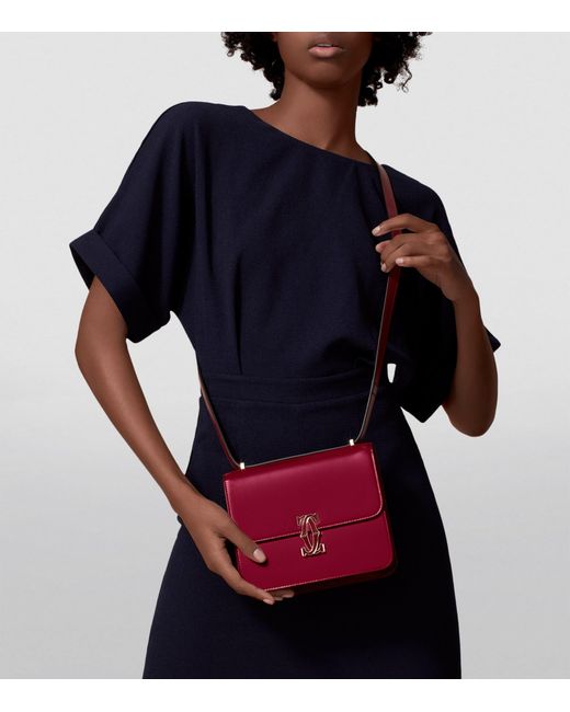 Cartier Red Mini Leather C De Shoulder Bag