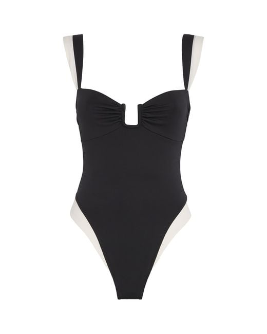 Away That Day Black Cannes Swimsuit