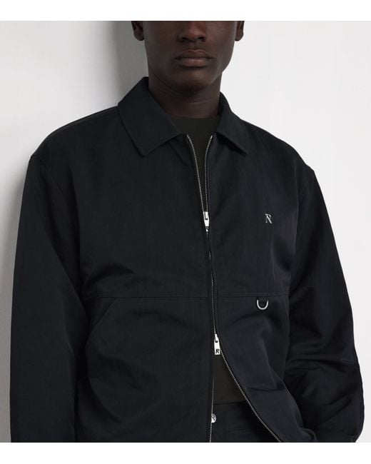 Represent Black Technical Overshirt for men
