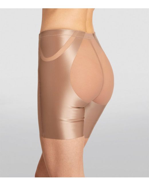 Spanx Natural Booty-lifting Mid-thigh Shorts