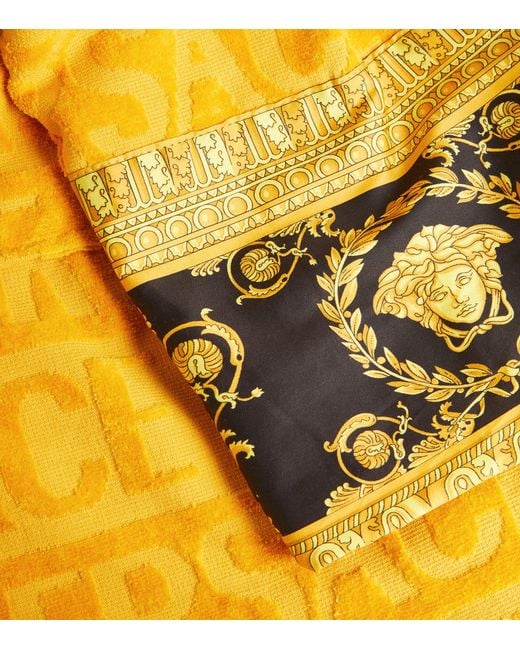 Versace Yellow Baroque Robe