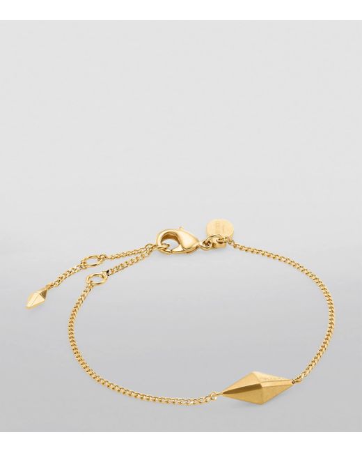 Jimmy Choo Metallic Diamond Fine Chain Bracelet