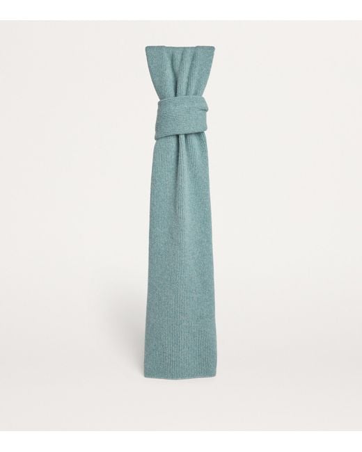 Le Bonnet Green Lambswool Classic Scarf for men