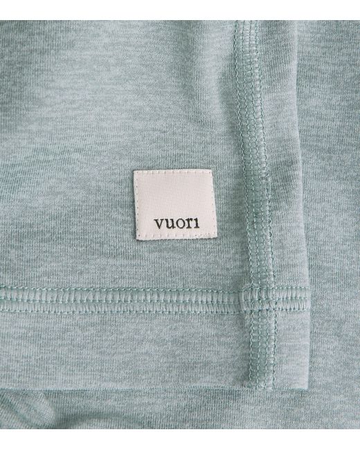 vuori Blue Ponto Performance T-Shirt for men