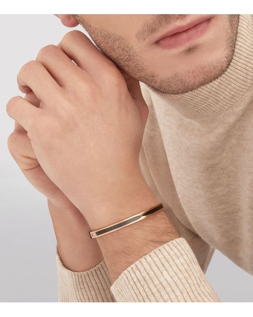 BVLGARI Metallic And Ceramic B.Zero1 Bangle