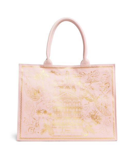 Harrods Pink Building Shopper Bag