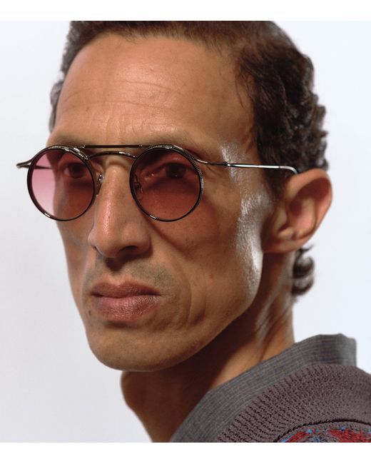 Matsuda Pink 2903H Cross-Bar Sunglasses for men