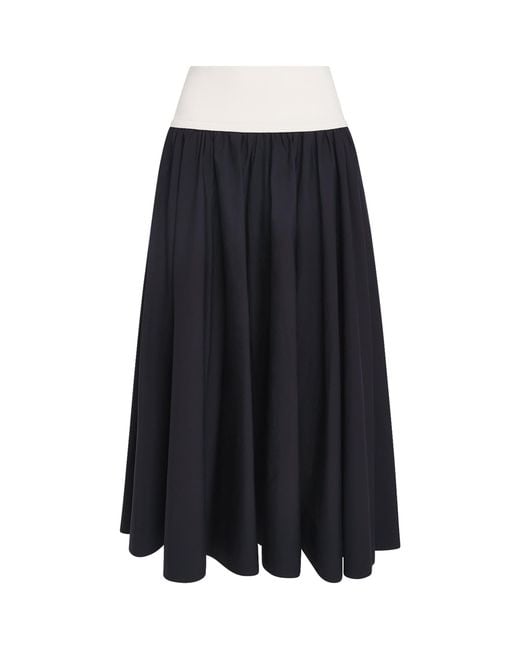 Polo Ralph Lauren Black A-Line Maxi Skirt