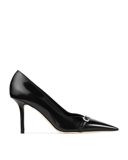 Jimmy Choo Black Keari 85 Heeled Pumps