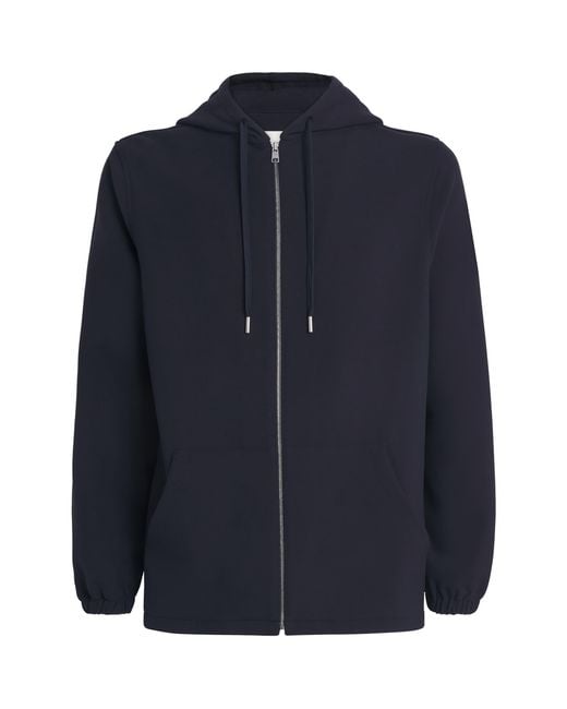 Sandro Blue Zip-Up Hoodie for men
