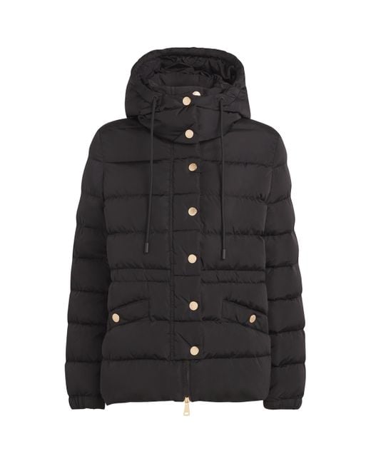 Weekend by Maxmara Black Down Water-Repellent Puffer Jacket