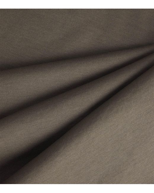 Sunspel Gray Supima Cotton Classic T-Shirt for men