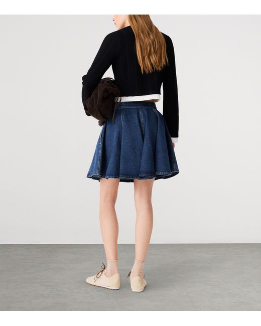 Maje Black Cropped Cardigan