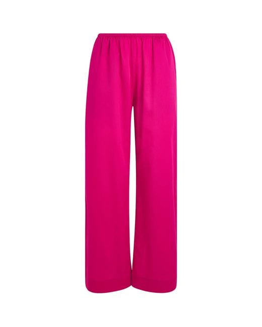 Leset Pink Cotton Yoko Trousers