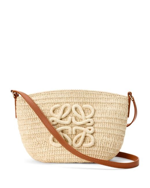 Loewe Natural X Paula's Ibiza Raffia Eclipse Pochette