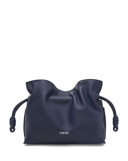 Loewe Blue Mini Leather Flamenco Purse
