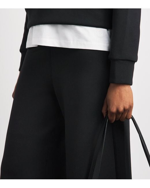 Spanx Black Airessentials Wide-Leg Sweatpants