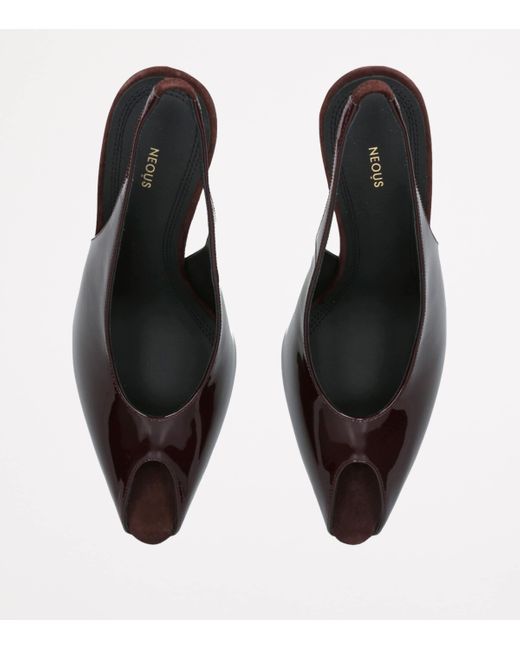 Neous Brown Hamal Slingback Heels 85