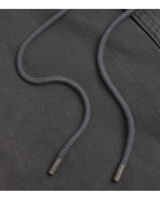 PAIGE Gray Drawstring Fraser Chinos for men
