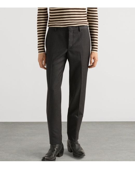 Prada Black Wool Trousers for men