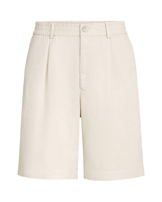 Brunello Cucinelli Natural Cotton Bermuda Shorts for men