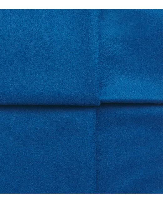 Johnstons Blue Cashmere Stole for men