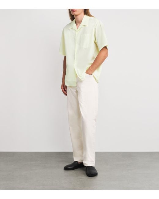 Norse Projects White Cotton-Blend Carsten Shirt for men